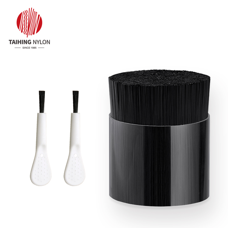 Black PBT synthetic fibers for glue brush